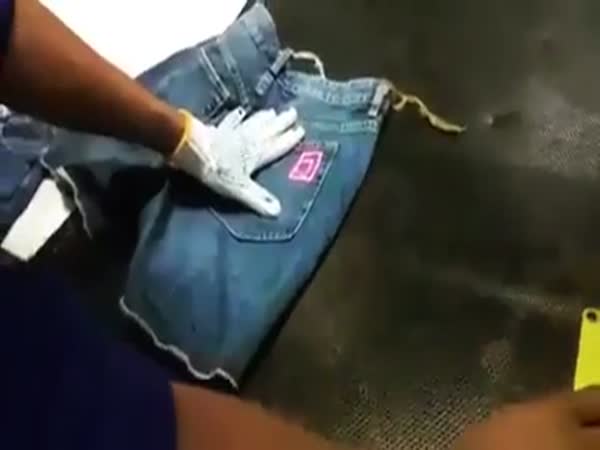 Laser Fading Jean Machine