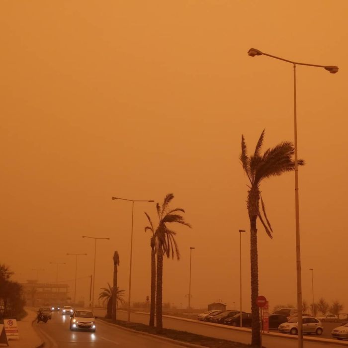 African Dust Hits The island of Crete (8 pics)