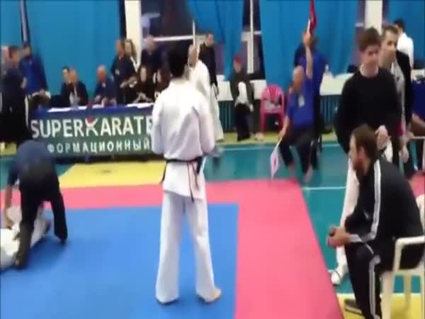 Karate Match Over Before It Starts