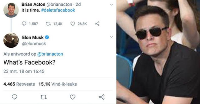 Elon Musk Doesn’t Care About Facebook Anymore (4 pics)