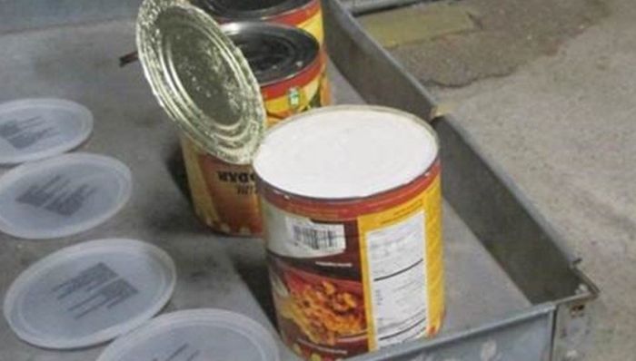 Border Patrol Seizes Nearly $1M Worth Of Meth Hidden In Canned Cheese Containers (3 pics)