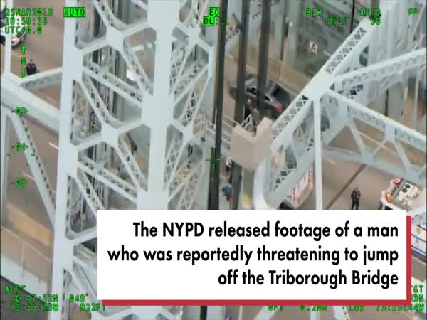 NYPD Saves Suicidal Man From Jumping Off Triborough Bridge