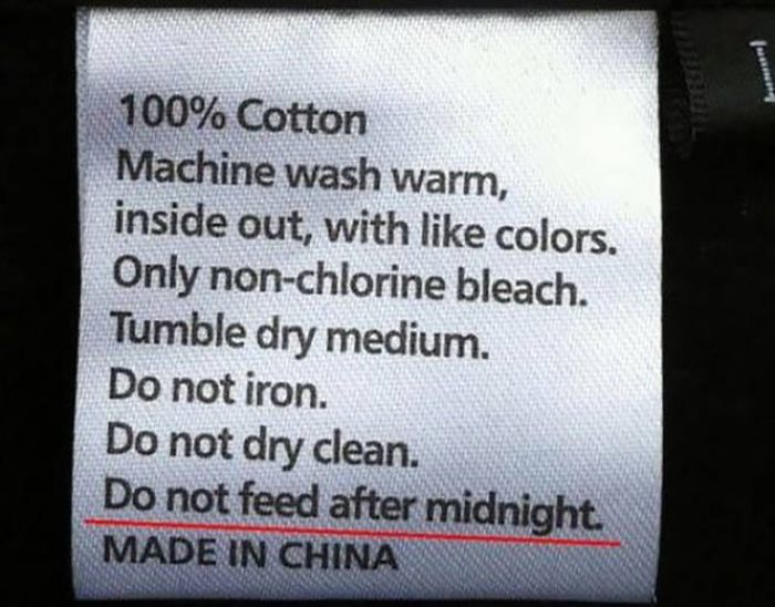 Funny Clothing Labels (27 pics)