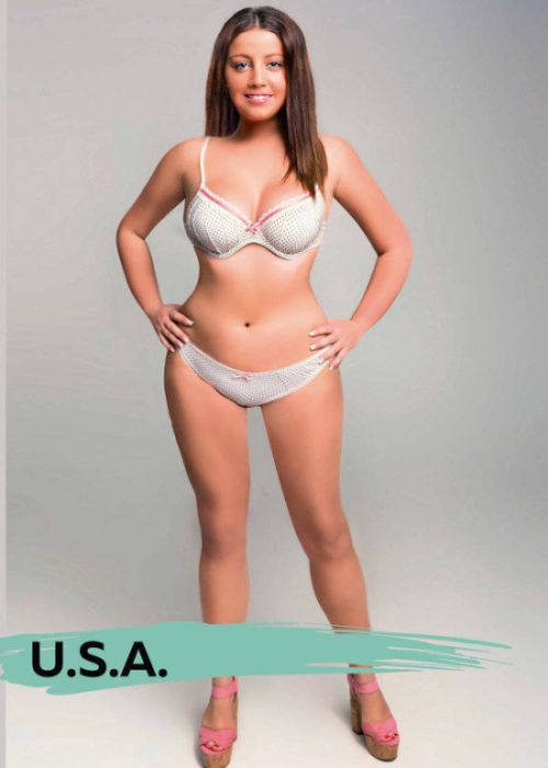 Perfect Woman’s Body Is Different For Every Country (18 pics)