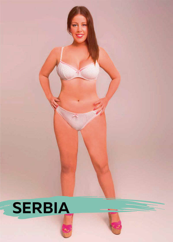 Perfect Woman’s Body Is Different For Every Country (18 pics)