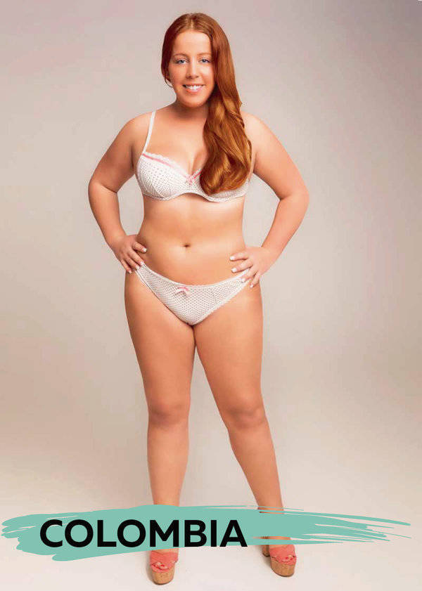 Perfect Woman’s Body Is Different For Every Country (18 pics)
