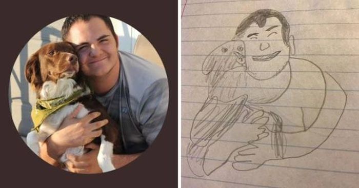 A Boy Offered Twitter Users To Draw Their Portraits (25 pics)