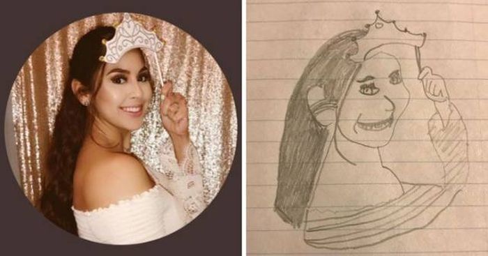 A Boy Offered Twitter Users To Draw Their Portraits (25 pics)