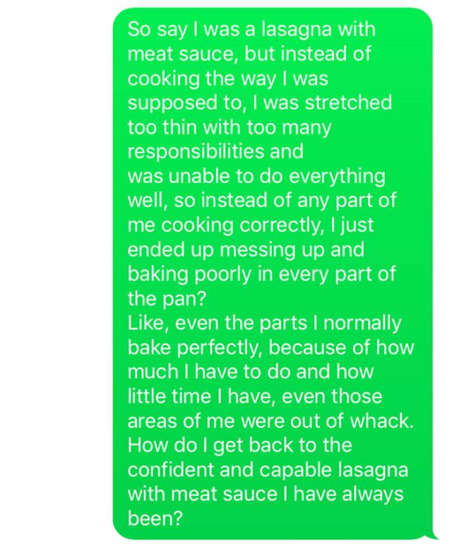 Depressed Person Texts Pasta Company Instead Of Crisis Line (5 pics)
