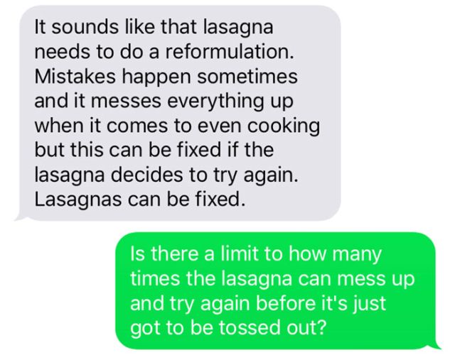Depressed Person Texts Pasta Company Instead Of Crisis Line (5 pics)