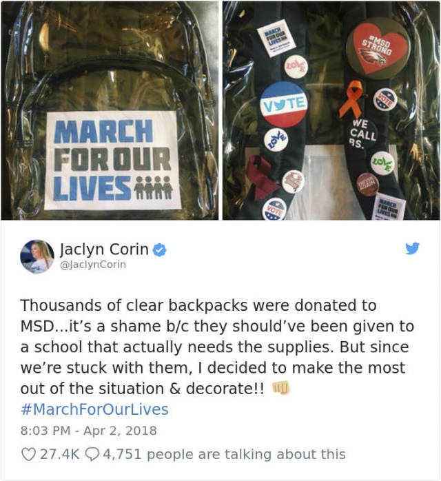 Parkland Students Are Now Forced To Use Transparent Backpacks (31 pics)