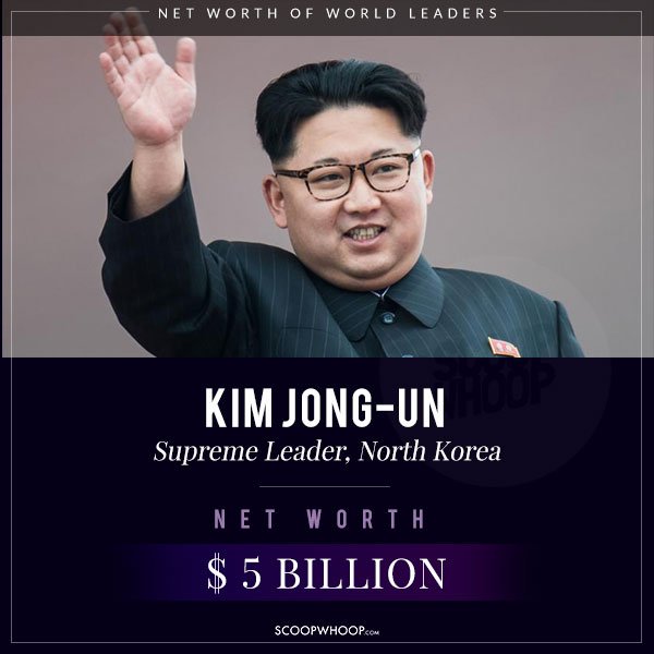 The Net Worth Of The World Leaders. Not Very Official (14 pics)