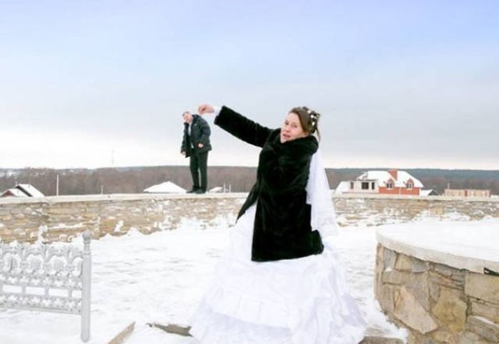 Weird Russian Wedding Photos (49 pics)