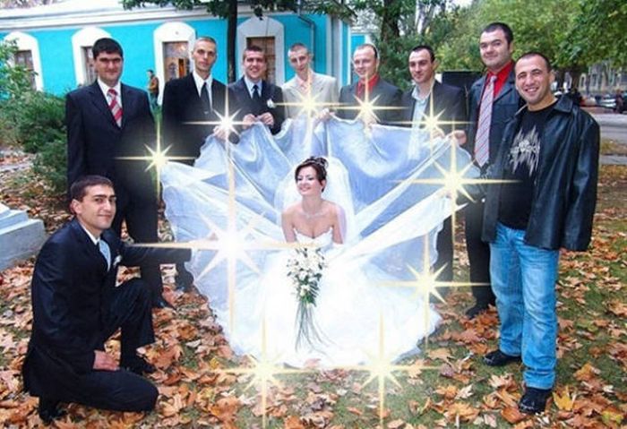 Weird Russian Wedding Photos (49 pics)