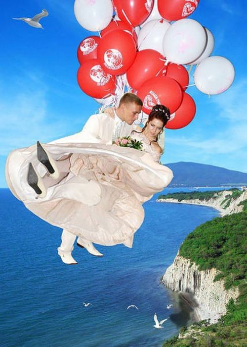 Weird Russian Wedding Photos (49 pics)