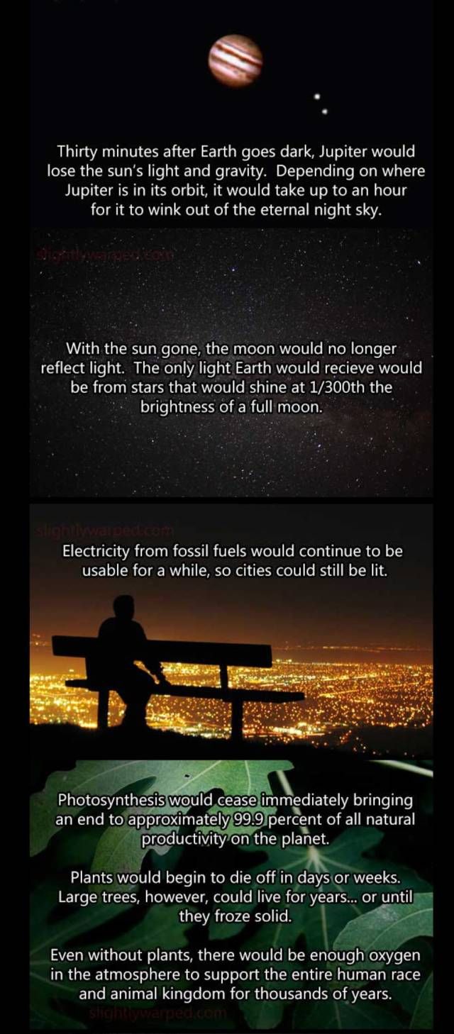 Must Read. What Would Happen If The Sun Has Disappeared (4 pics)