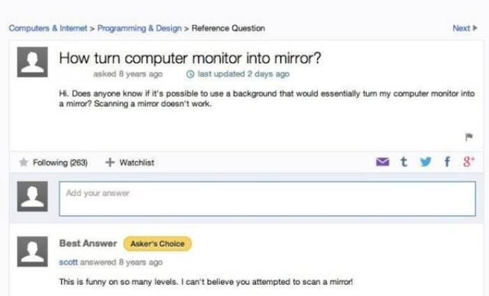 Funny Moments On Yahoo Answers (32 pics)