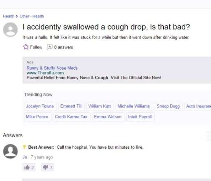 Funny Moments On Yahoo Answers (32 pics)