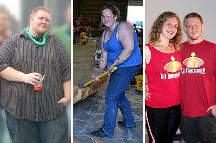 The Couples Who Lost Weight Together (20 pics)