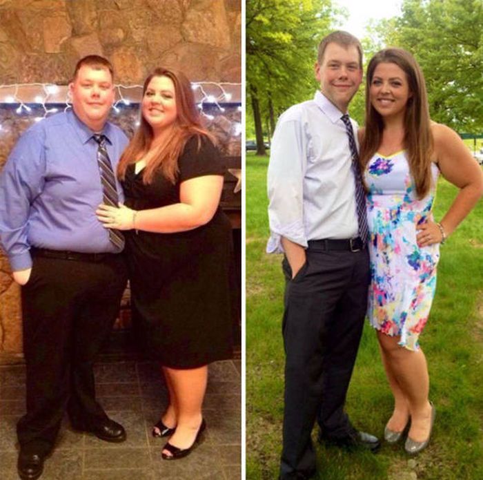 The Couples Who Lost Weight Together (20 pics)