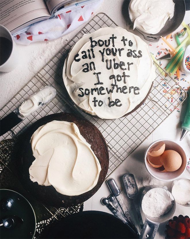 Drake’s Lyrics Make The Best Cake Quotes Ever (14 pics)