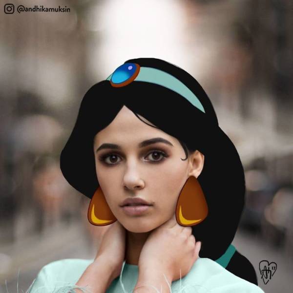 Artist Photoshops Disney Characters Into Celebrity Photos (42 pics)