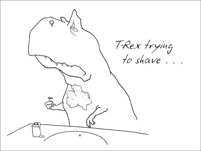 T-Rex Struggling With His Short Arms (15 pics)
