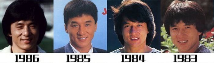 How Jackie Chan Has Changed (12 pics)