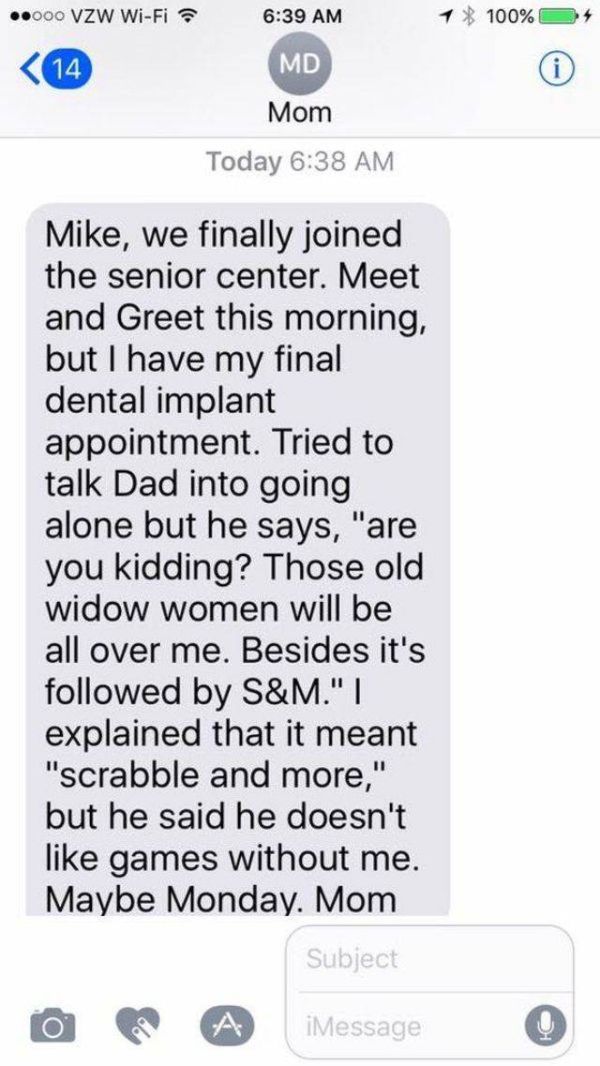 Mike Rowe’s Mom Sends The Most Adorable Texts To Her Son (20 pics)