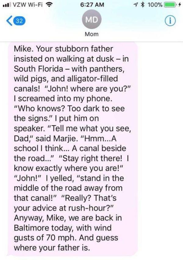 Mike Rowe’s Mom Sends The Most Adorable Texts To Her Son (20 pics)