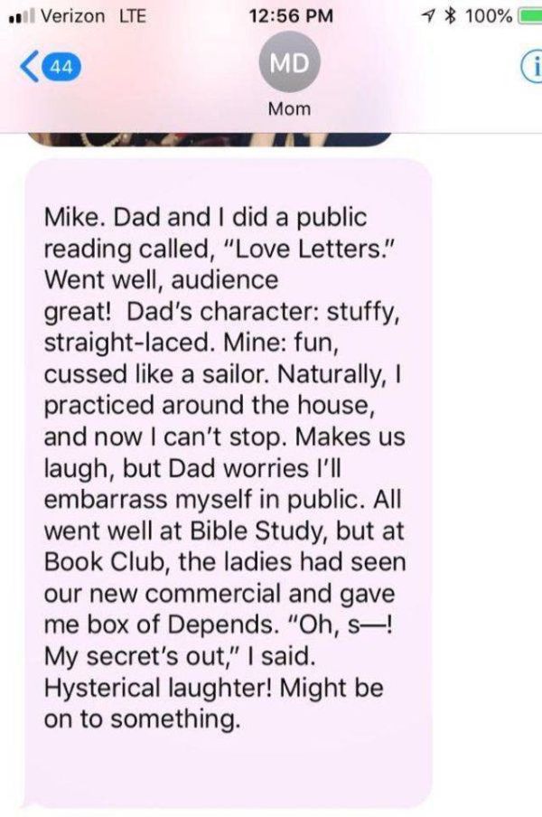 Mike Rowe’s Mom Sends The Most Adorable Texts To Her Son (20 pics)