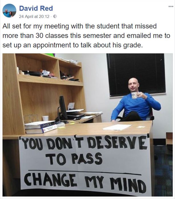 Professor Trolls His Students (19 pics)