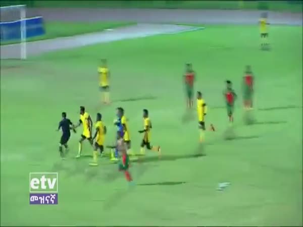 Referee Attacked by Players in The Ethiopian Premier League