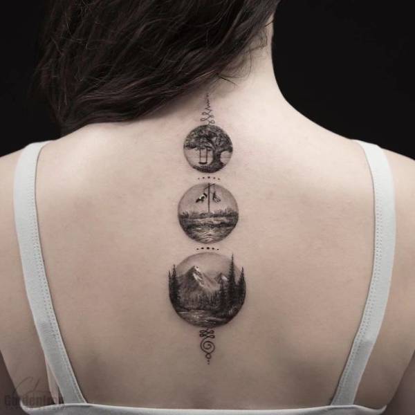 Awesome Spine Tattoos (39 pics)