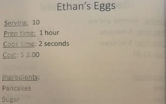 When Toddlers Create Recipes For A Cookbook (4 pics)