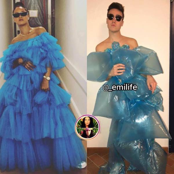 Funny Guy Recreates Celebrity Photos (27 pics)