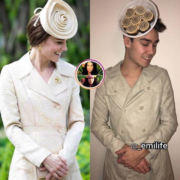 Funny Guy Recreates Celebrity Photos (27 pics)