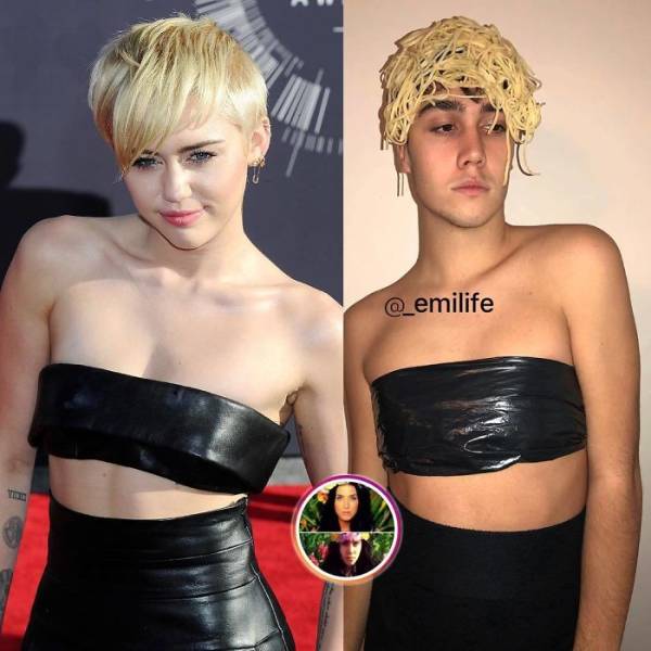 Funny Guy Recreates Celebrity Photos (27 pics)