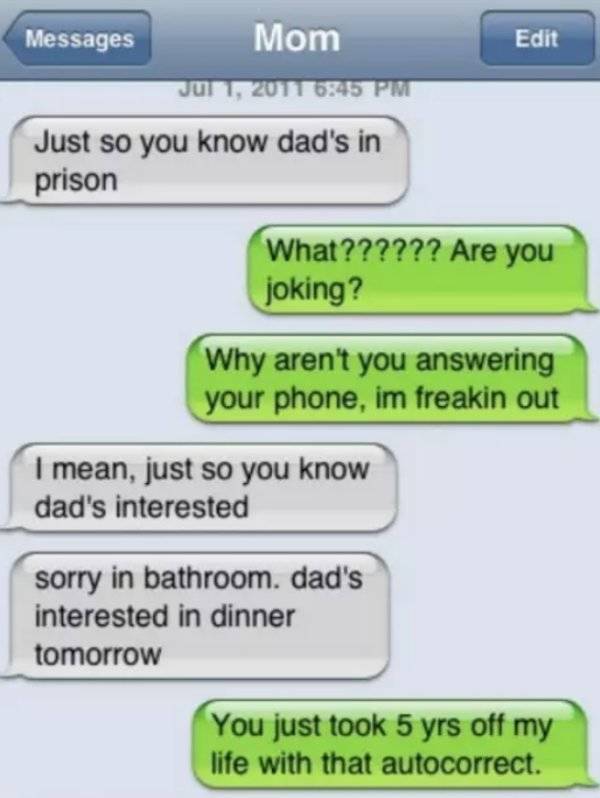 Funny Autocorrects (22 pics)