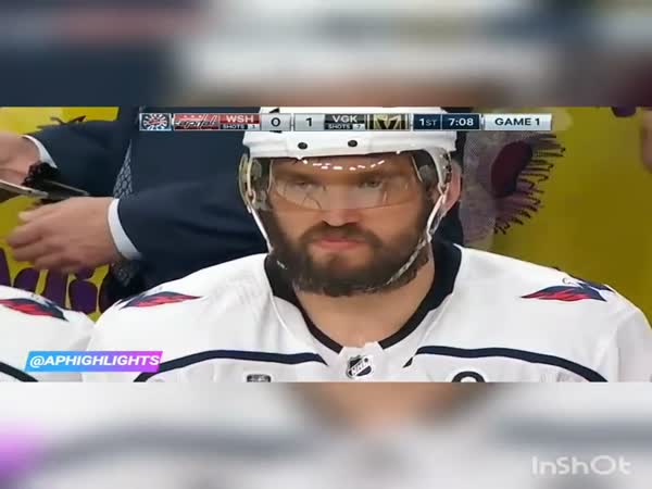 Alex Ovechkin Takes Puck to Face, Barely Flinches