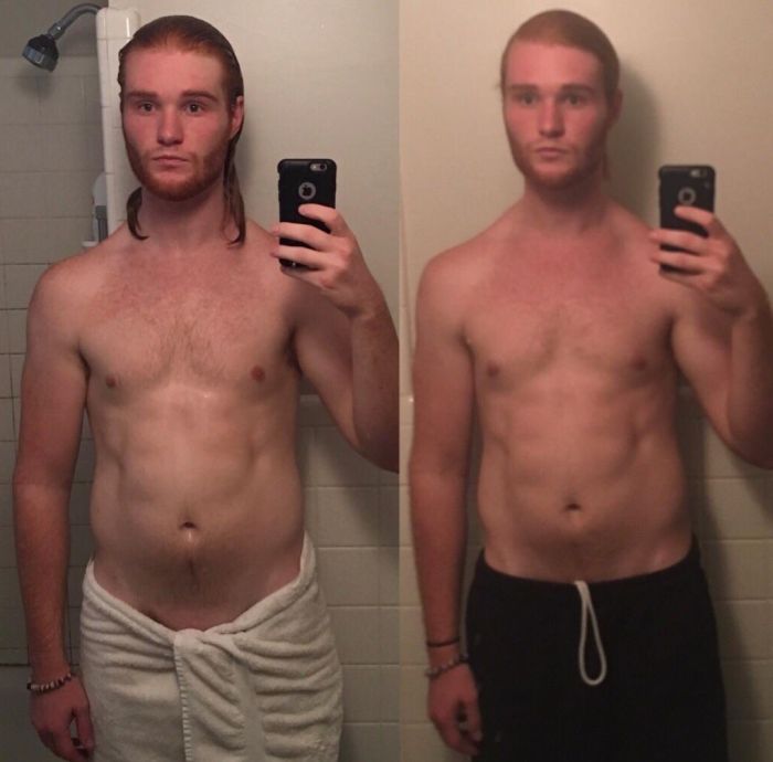 This Guy Has Lost 50lbs (22,6kg) In 3 Years (4 pics)