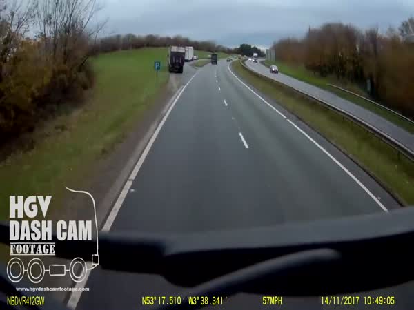 Car Pulls Out Of Lay-By Causing Multi-Vehicle Crash