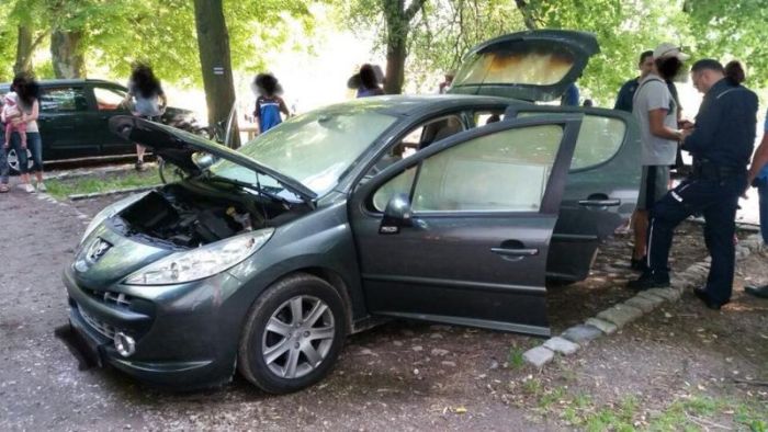 A Man Poland Put A Hot Grill In His Car's Trunk. This Is What Happened Next (3 pics)