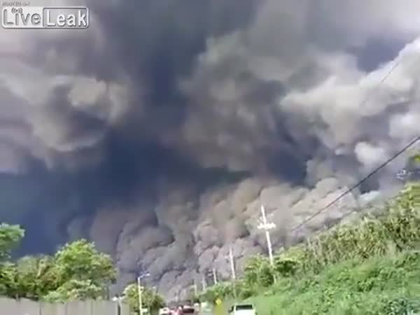 Shocking Video Of Volcano Fuego Eruption In Guatemala