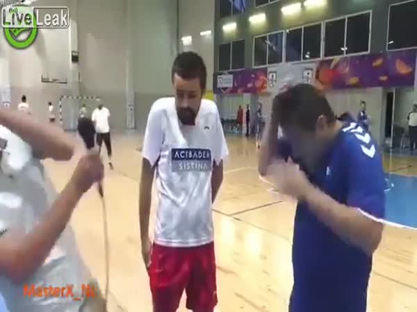 Sports Reporter Hit In Head With Soccer Ball