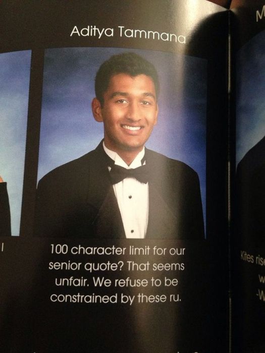 Funny Yearbook Quote (20 pics)