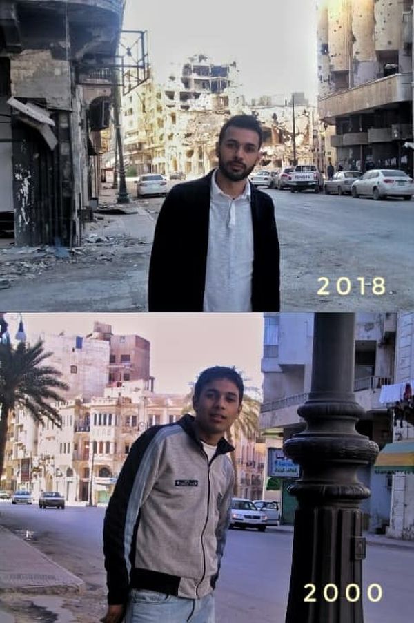 Benghazi, Syria in 2000 And 2018 (4 pics)