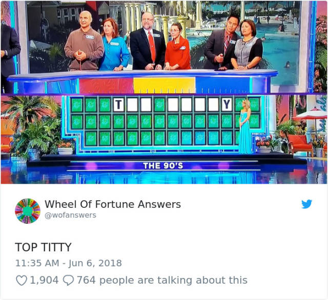 The Only Correct Answers To “Wheel Of Fortune” (38 pics)