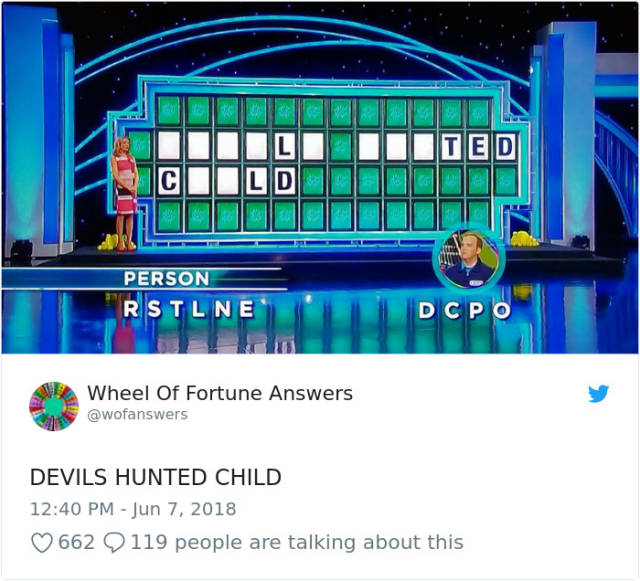 The Only Correct Answers To “Wheel Of Fortune” (38 pics)