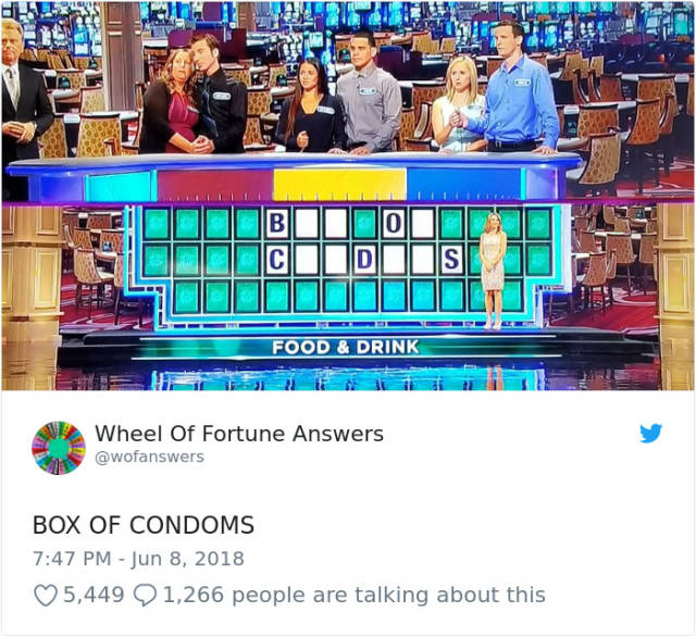 The Only Correct Answers To “Wheel Of Fortune” (38 pics)